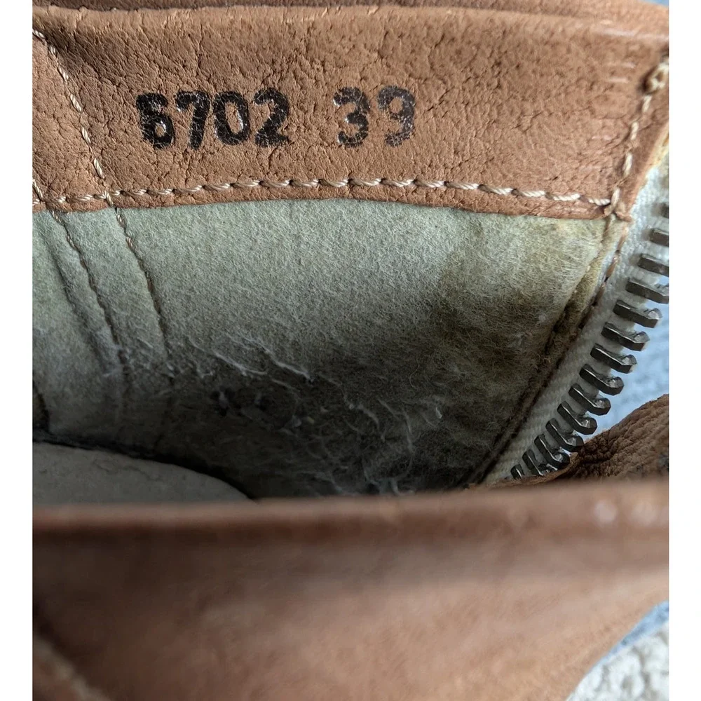 Free People Lost Valley Ankle Boots Womens EU39 US8.5 Leather Boho Cottagecore